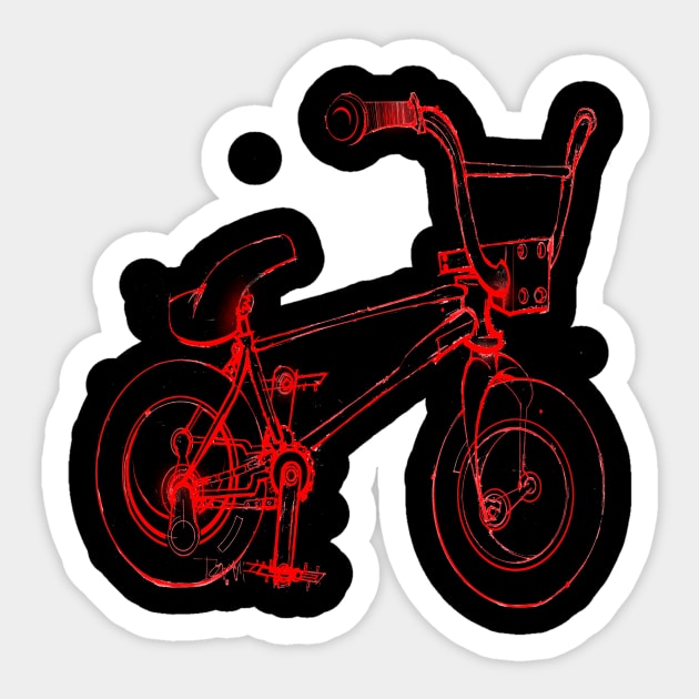 bmx bike Sticker by IAN TOVEY ILLUSTRATOR